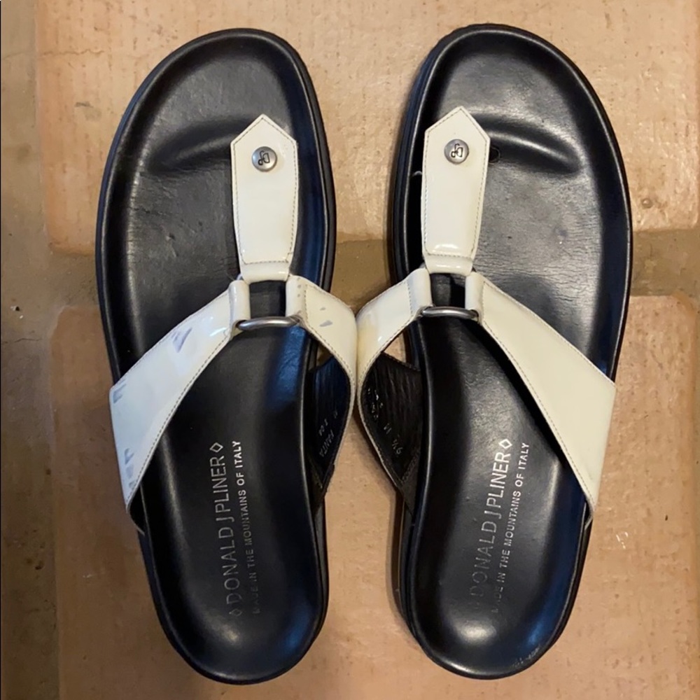 White sandals